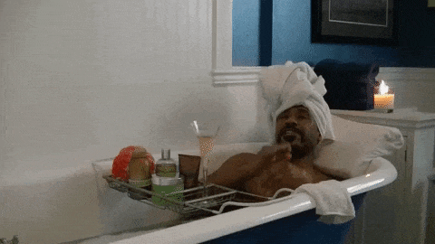 relajarse después de un día pesado