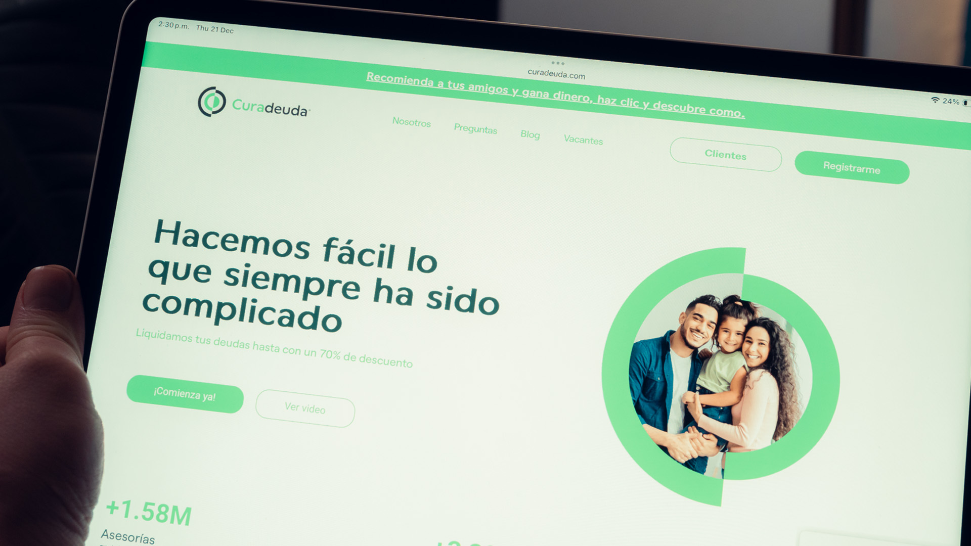 Nuestra opinión de Curadeuda: ¿es confiable?