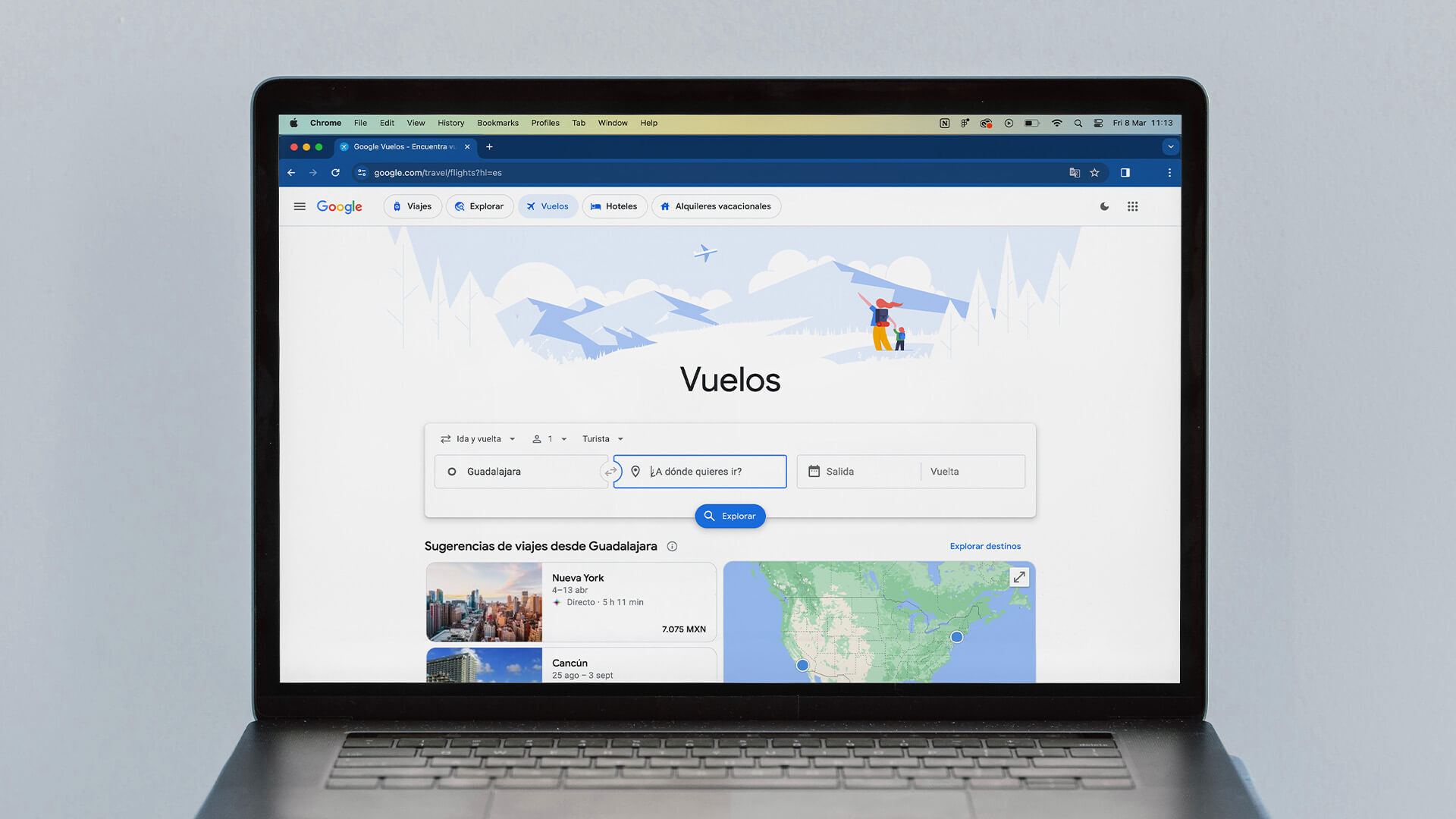 Google Flights: encuentra vuelos baratos y viaja más