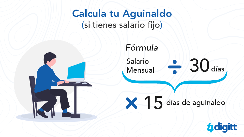 Formula para calcular el aguinaldo que te corresponde por año