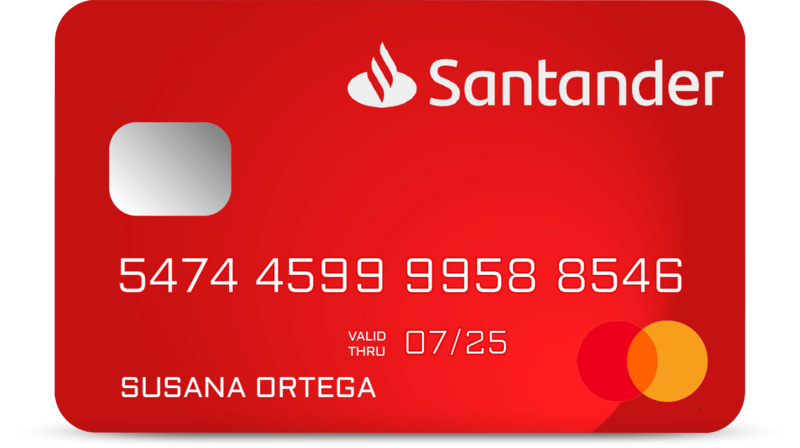 Tarjeta de débito Santander (cuenta básica o de nómina)