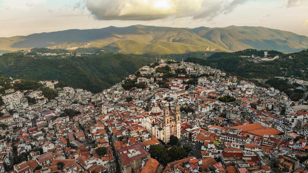 Vista panorámica de pueblo mágico