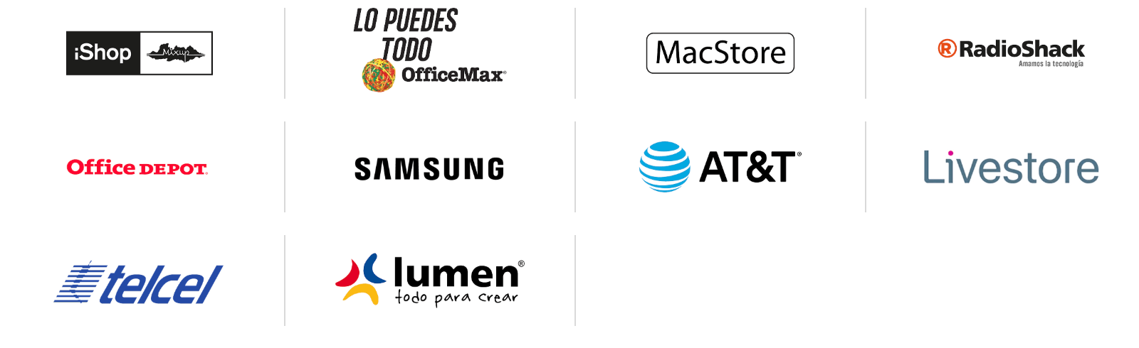 Tiendas de tecnología participantes en el Buen Fin Santander